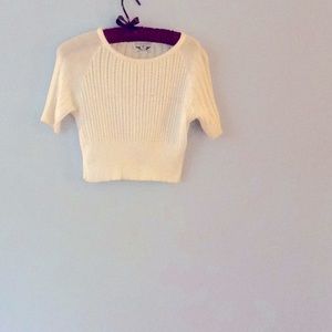 Crop sweater